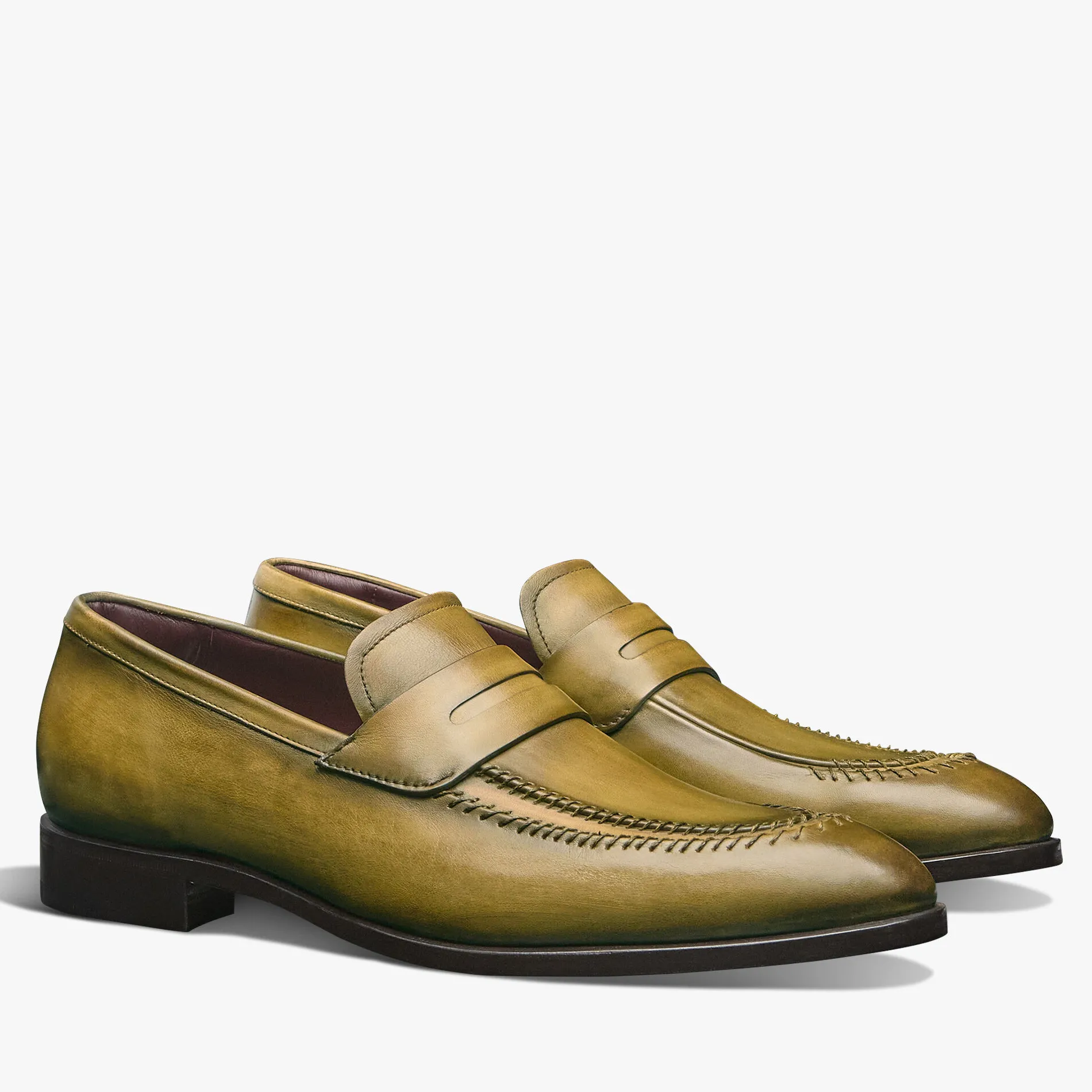 Berluti Mocassin Rapiécé-Reprisé en cuir | Mocassins & Boucles