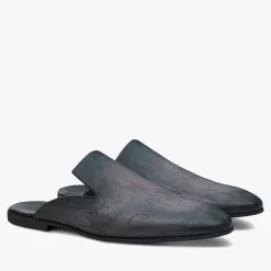 Berluti Mule Cyrus En Cuir Scritto | Sandales