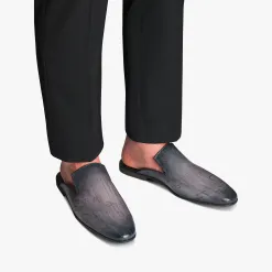 Berluti Mule Cyrus En Cuir Scritto | Sandales