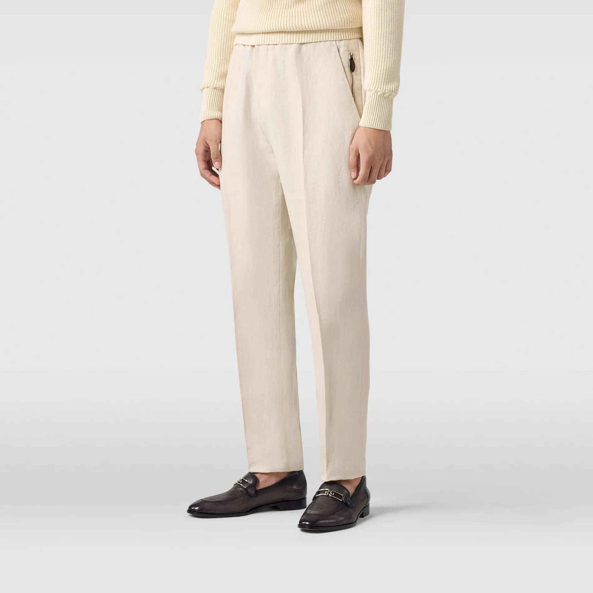 Berluti Pantalon À Cordon En Lin | Vestes & Costumes | Pantalons & Jeans