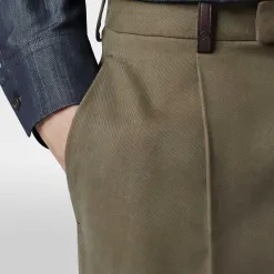 Berluti Pantalon avec Passant en Cuir | Pantalons & Jeans