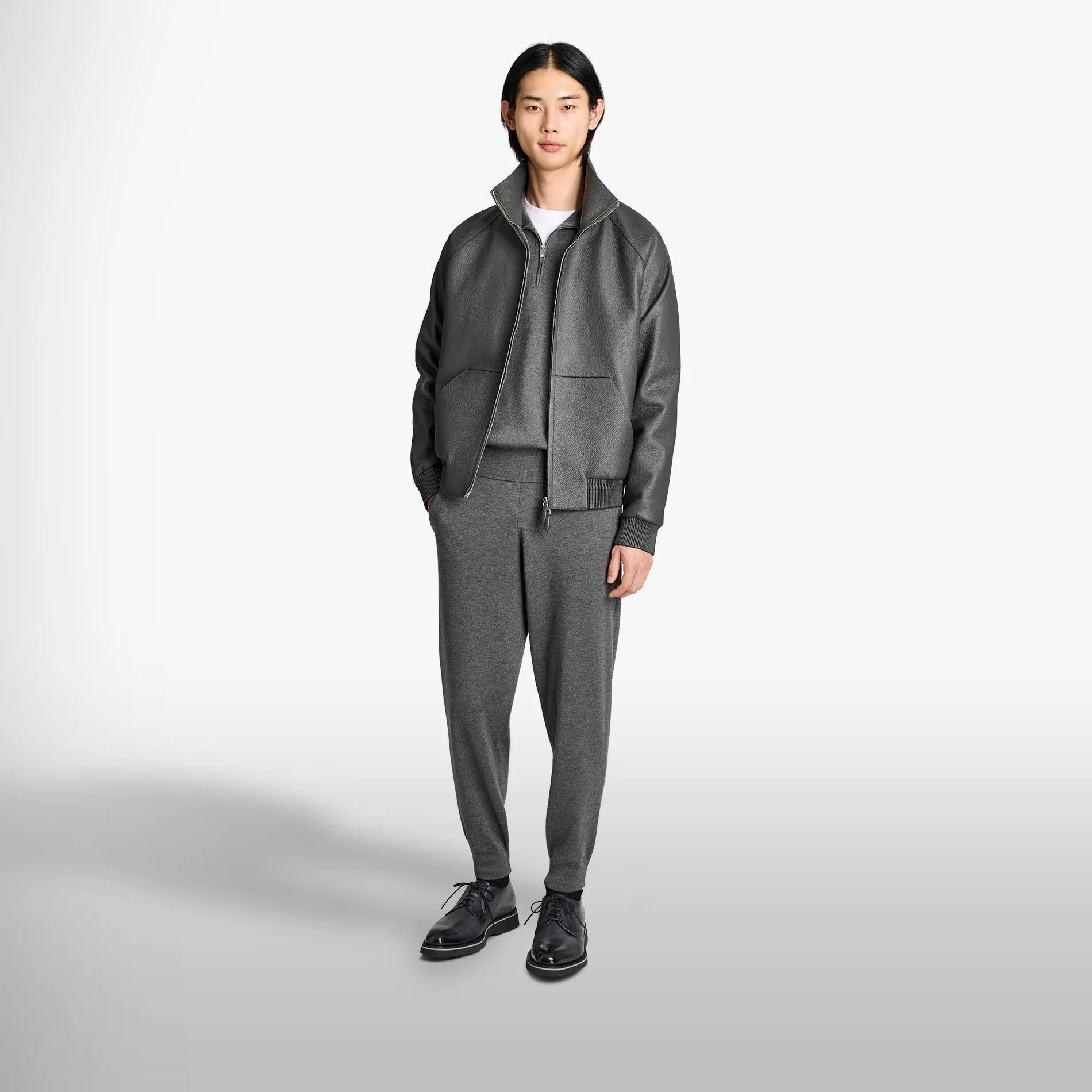 Berluti Pantalon De Jogging Avec D&eacute;tail Cuir | Pantalons & Jeans