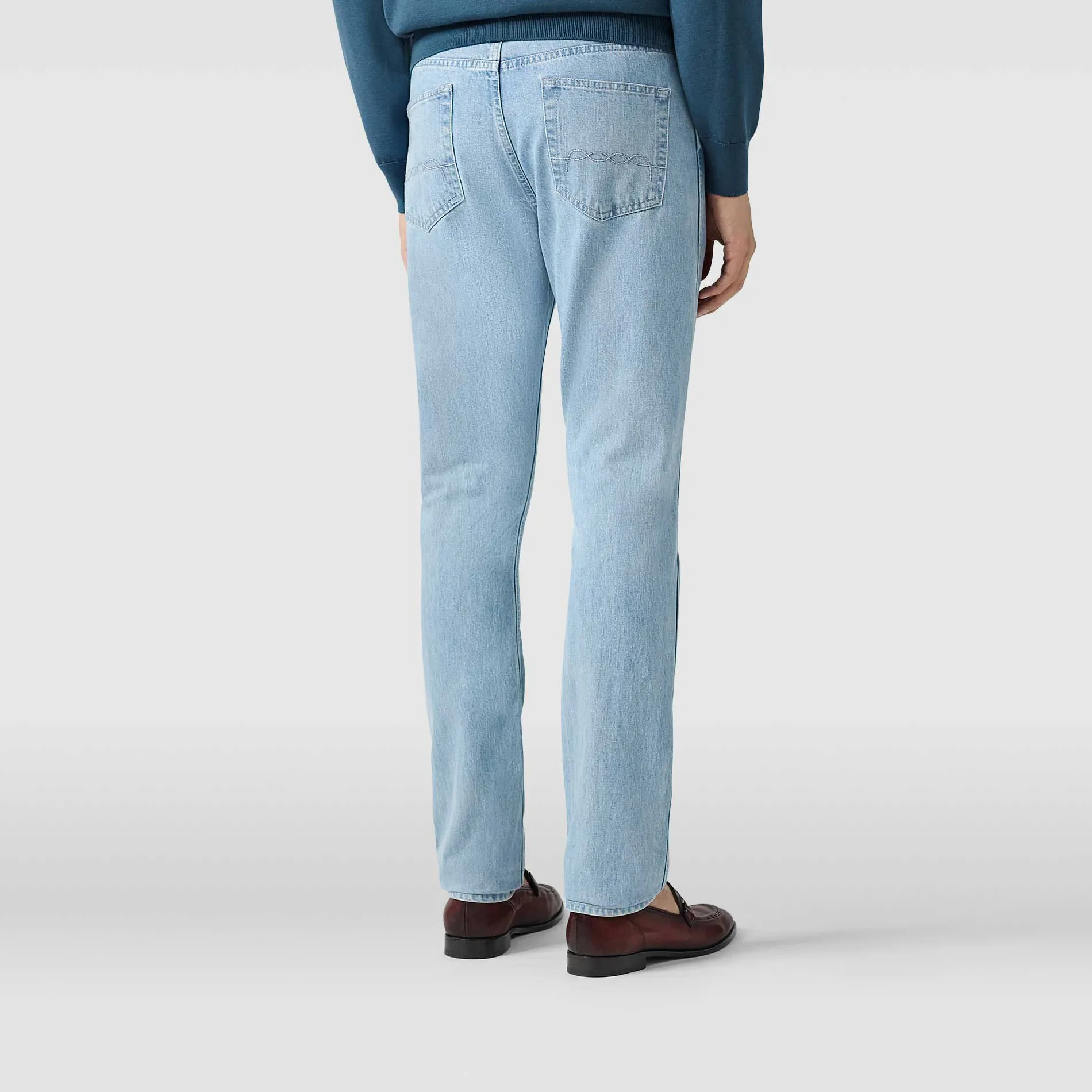 Berluti Pantalon Slim En Denim Avec Scritto | Pantalons & Jeans