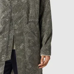 Berluti Parka Longue Et Pliable En Nylon Scritto | Manteaux & Blousons