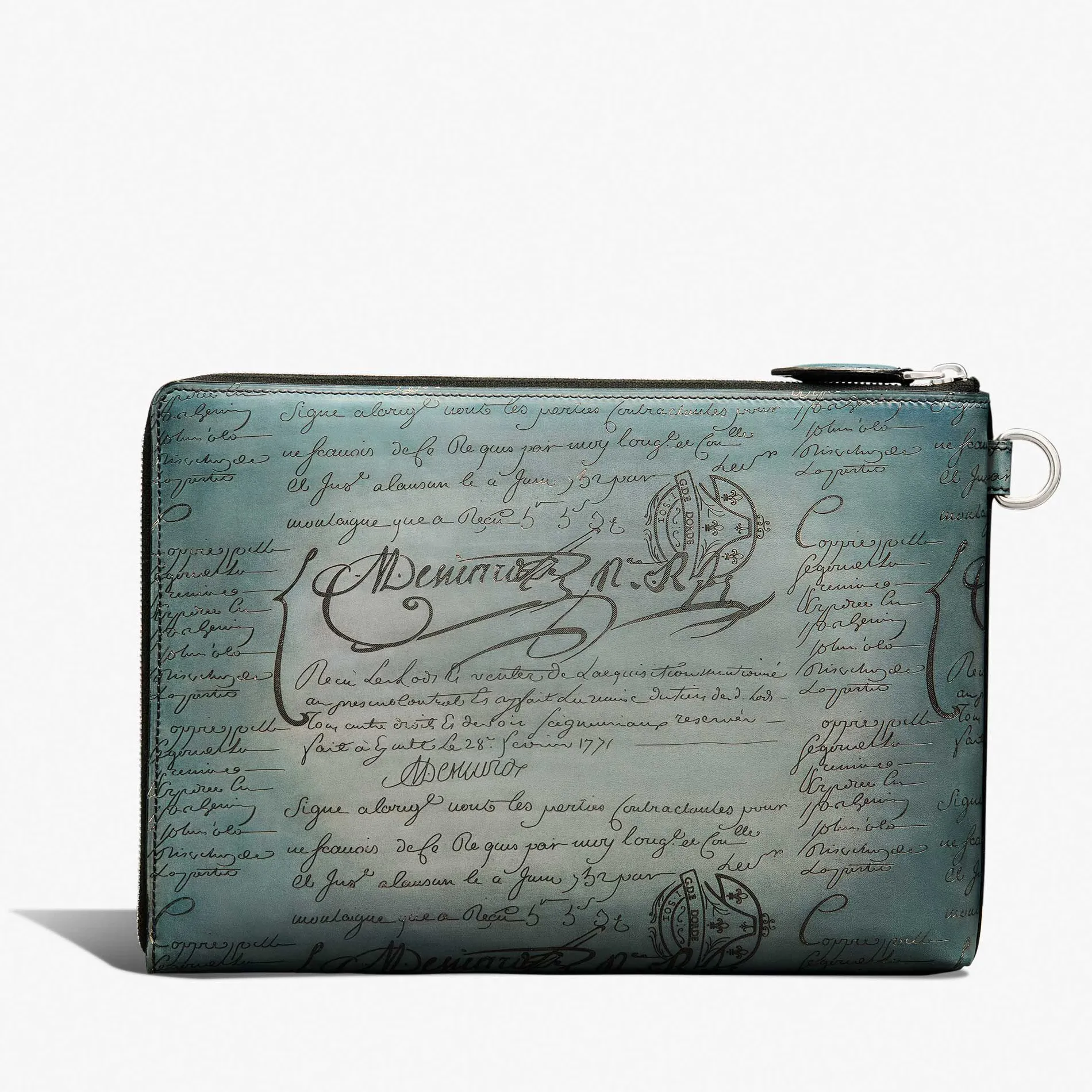 Berluti Pochette Nino GM En Cuir Scritto Swipe | Pochettes