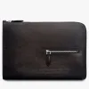 Berluti Pochette Nino Tgm En Cuir Scritto | Pochettes