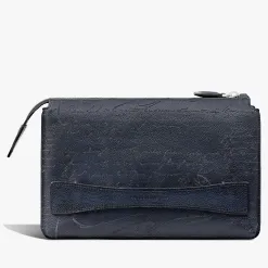 Berluti Pochette Tersio En Cuir Scritto | Pochettes