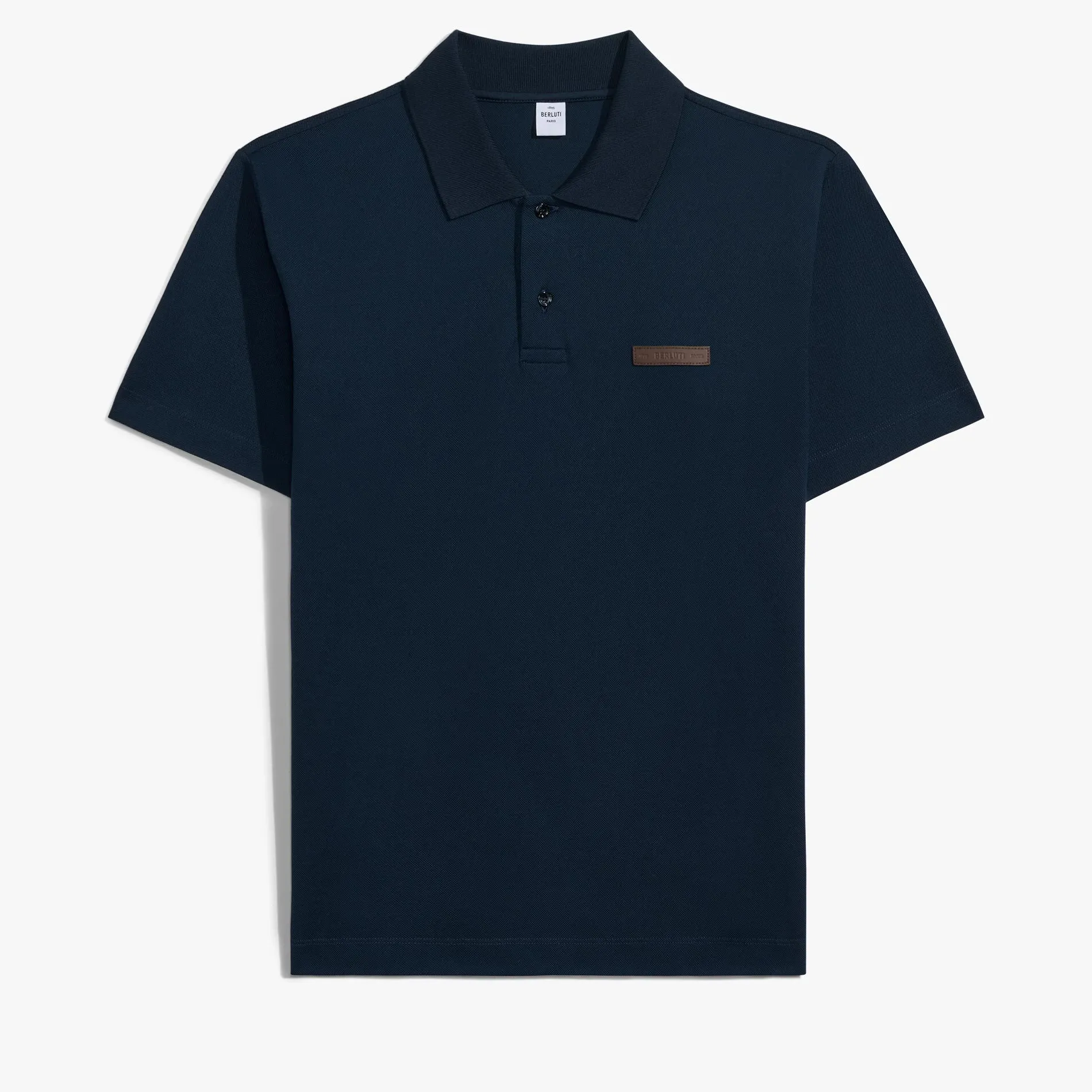 Berluti Polo Piqué Avec Détail En Cuir | Polos & T-shirts
