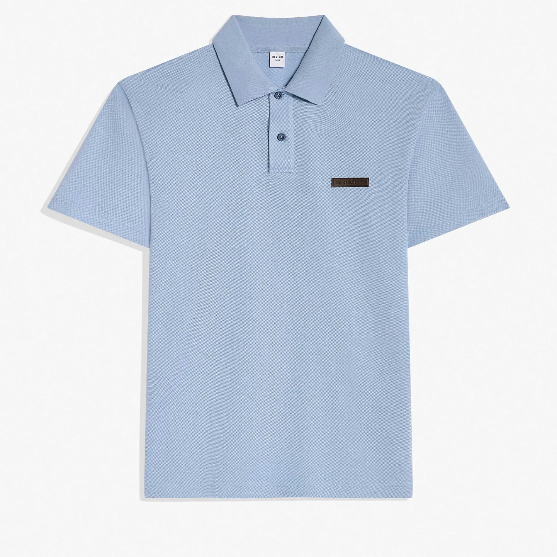 Berluti Polo Piqué Avec Détail En Cuir | Polos & T-shirts