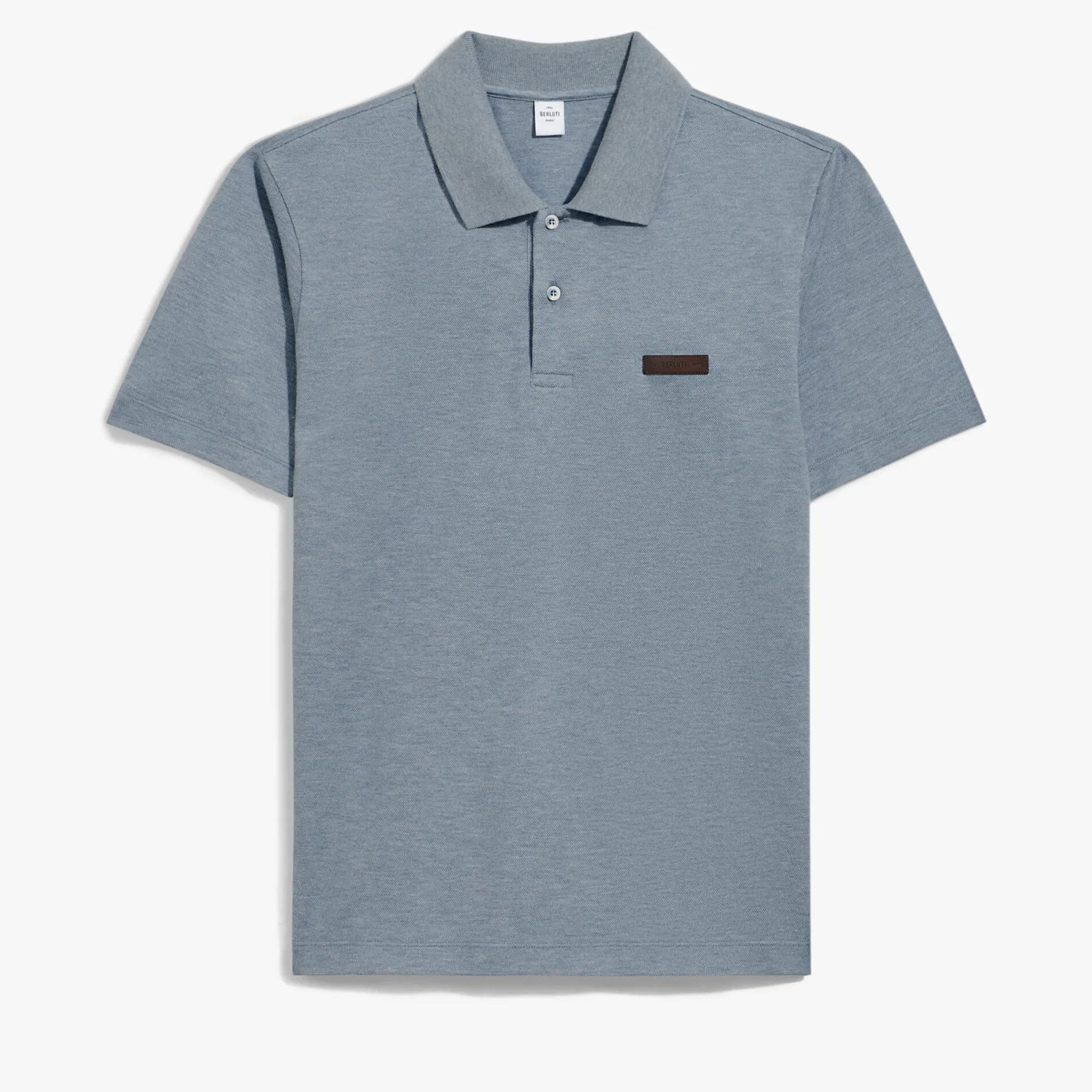 Berluti Polo Piqué avec Détail en Cuir | Polos & T-shirts