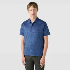 Berluti Polo Piqu&eacute; En Jacquard Scritto | Polos & T-shirts