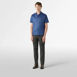 Berluti Polo Piqu&eacute; En Jacquard Scritto | Polos & T-shirts