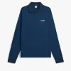 Berluti Polo Piqué Manches Longues Avec Détail En Cuir | Polos & T-shirts