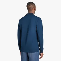 Berluti Polo Piqu&eacute; Manches Longues Avec D&eacute;tail En Cuir | Polos & T-shirts