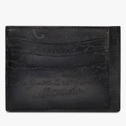 Berluti Porte-Cartes Bambou Tetris En Cuir Scritto | Porte-cartes