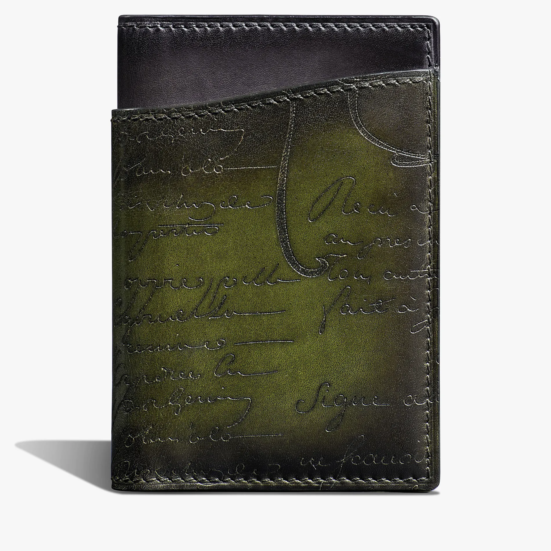 Berluti Porte-Cartes Jagua En Cuir Scritto Swipe | Portefeuilles | Porte-cartes