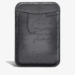 Berluti Porte-cartes Magnétique En Cuir Scritto | Porte-cartes | Housses & Étuis