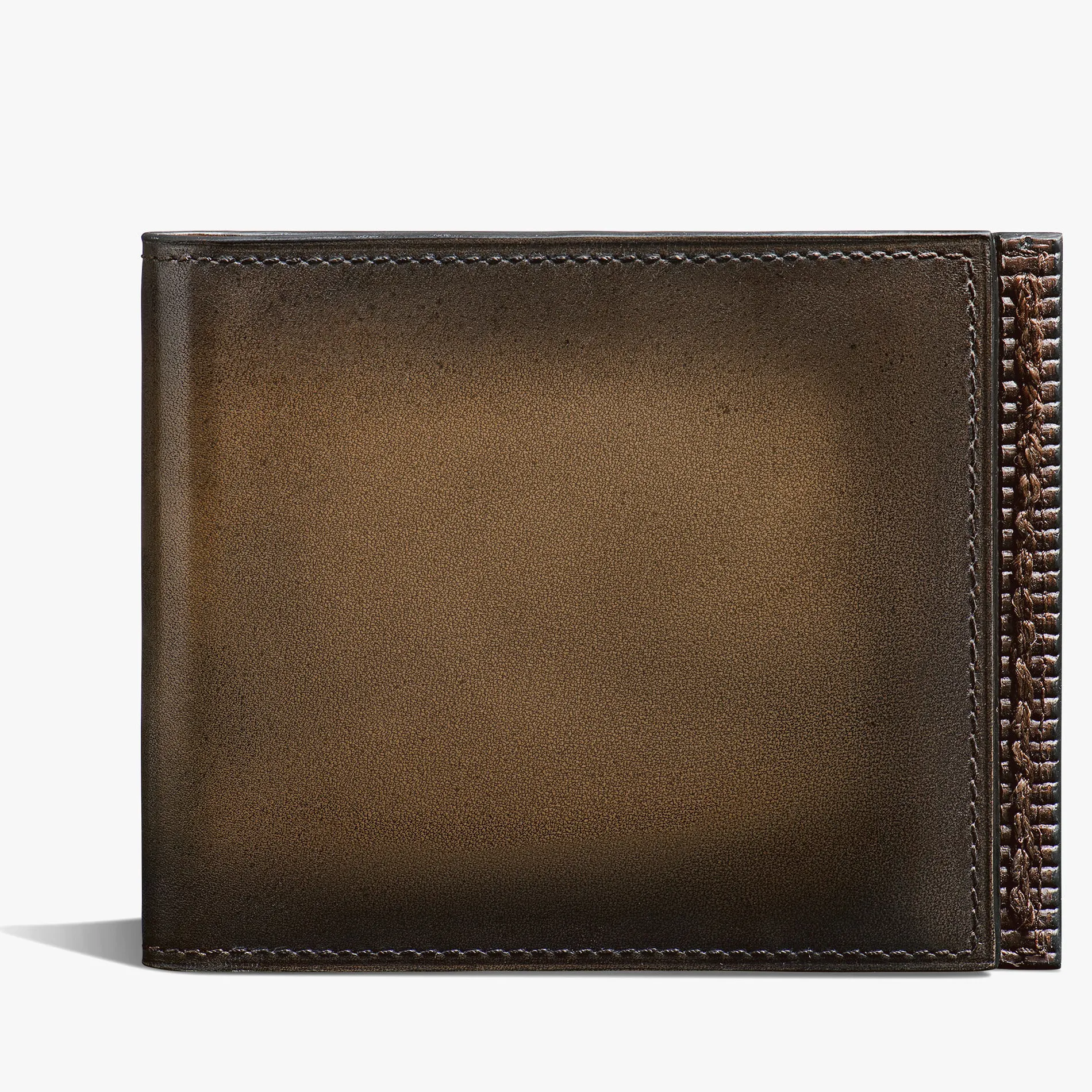Berluti Portefeuille Compact Makore En Cuir | Portefeuilles