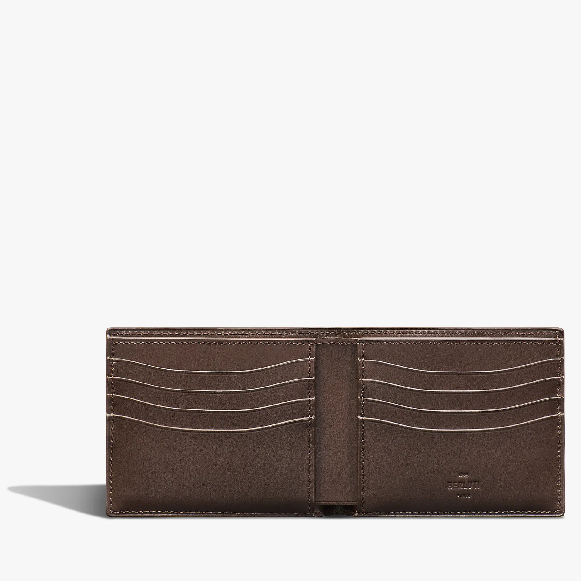 Berluti Portefeuille Compact Makore Slim En Cuir Scritto D&eacute;grad&eacute; | Portefeuilles