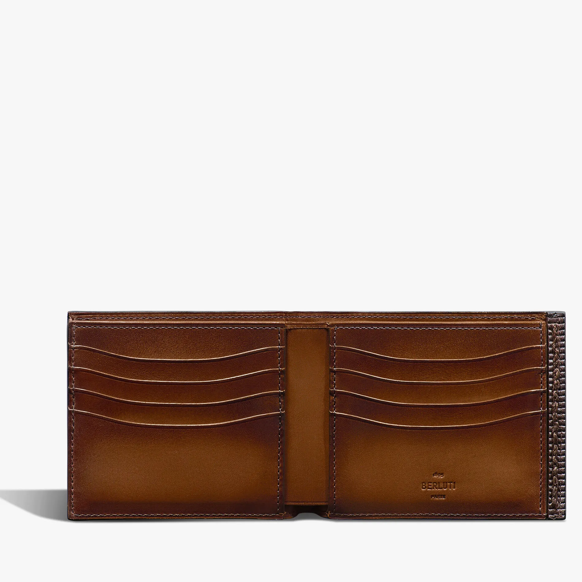 Berluti Portefeuille Compact Makore En Cuir | Portefeuilles