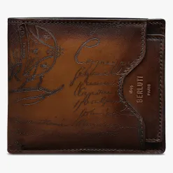 Berluti Portefeuille Makore 2 en 1 En Cuir Scritto | Portefeuilles