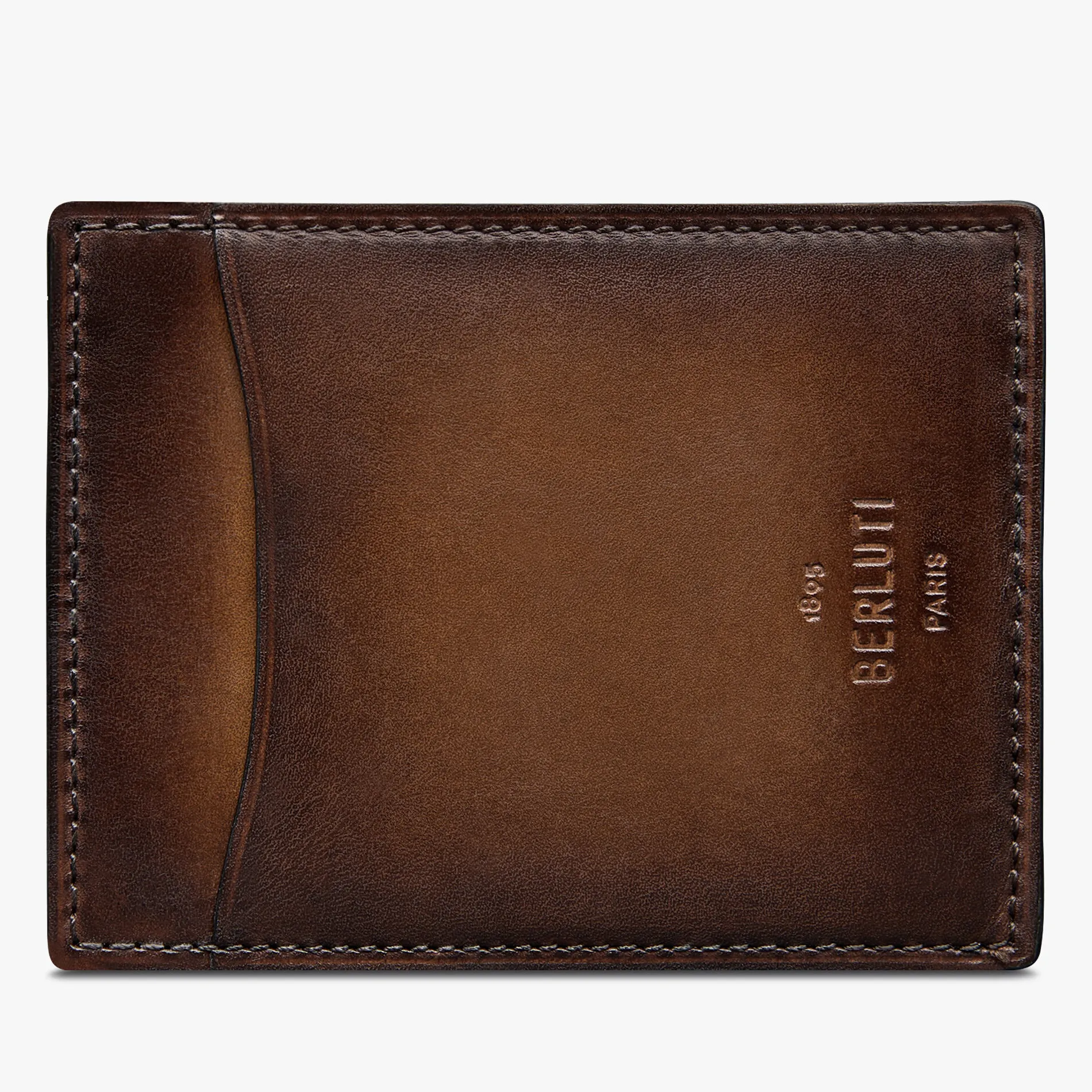Berluti Portefeuille Makore 2 en 1 En Cuir Scritto | Portefeuilles