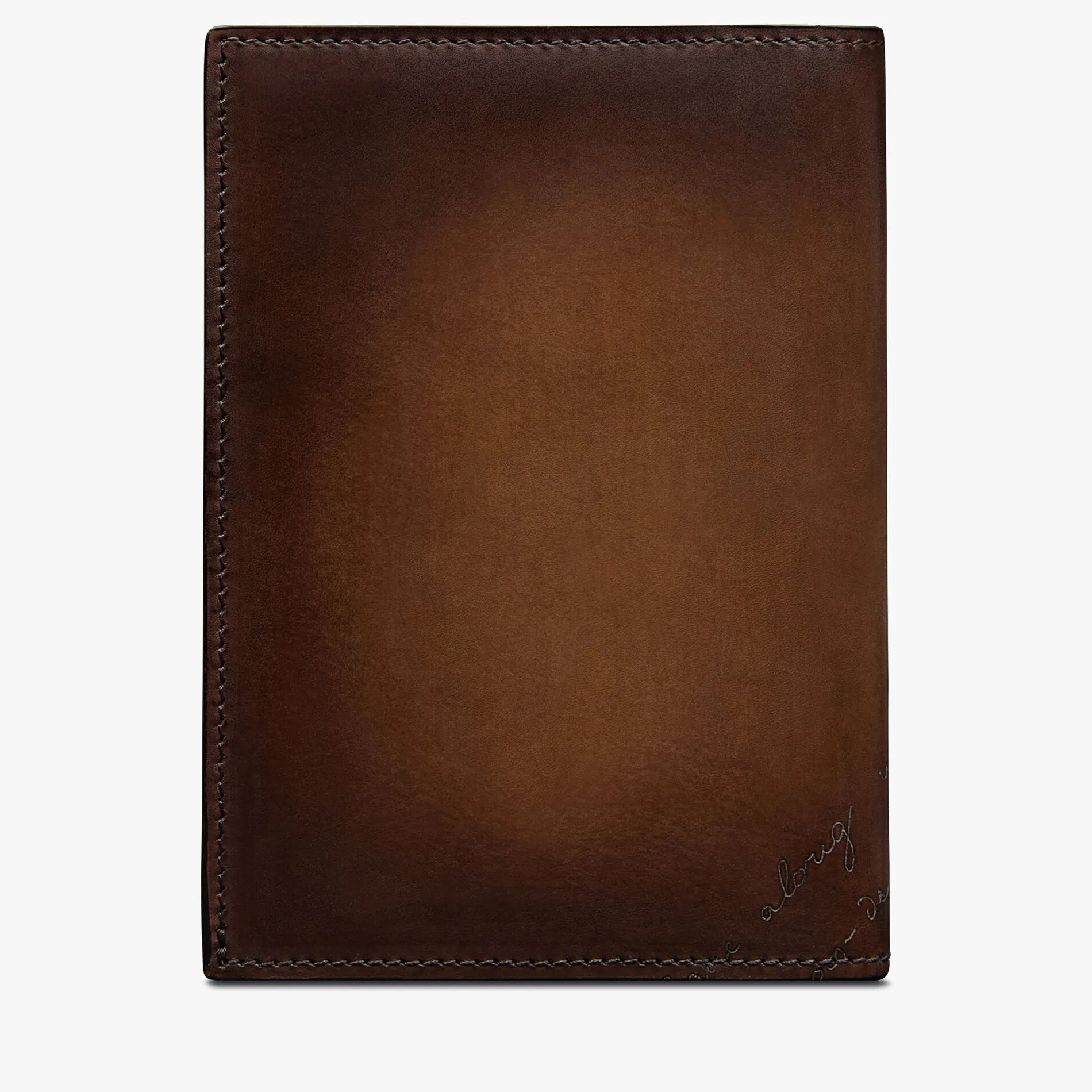 Berluti Porte-Passeport Escale En Cuir Scritto Swipe | Housses & Étuis