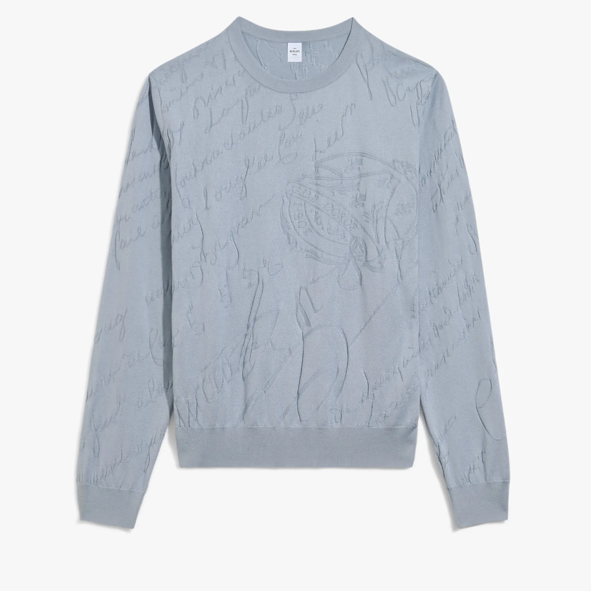 Berluti Pull avec Jacquard Scritto Diagonal | Maille & Sweatshirts