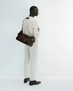 Berluti Pull Col V En C&ocirc;tes Anglaises En Coton Et Soie | Maille & Sweatshirts