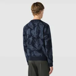 Berluti Pull En Laine Avec Jacquard Summer Iconic | Maille & Sweatshirts