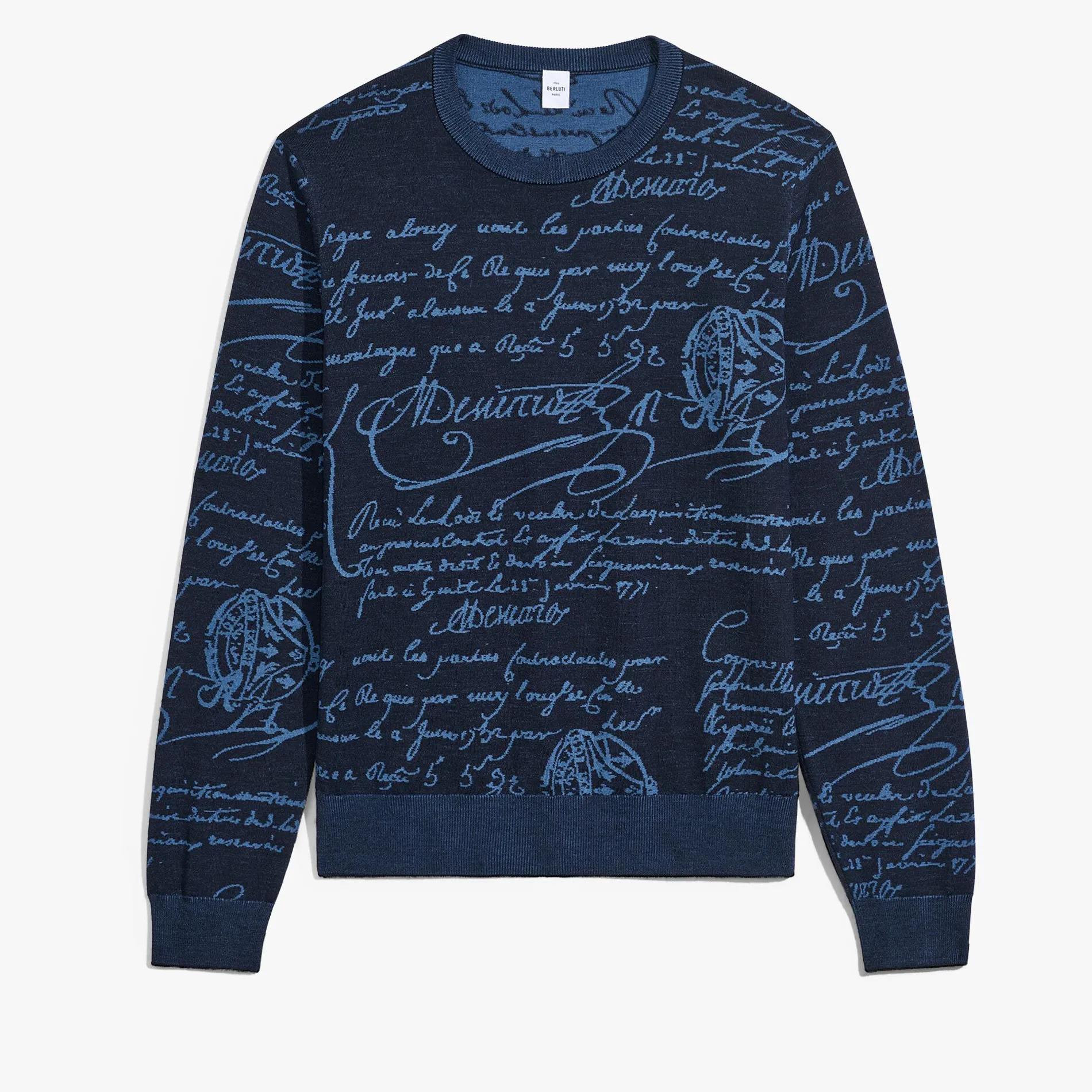 Berluti Pull En Laine Scritto | Maille & Sweatshirts