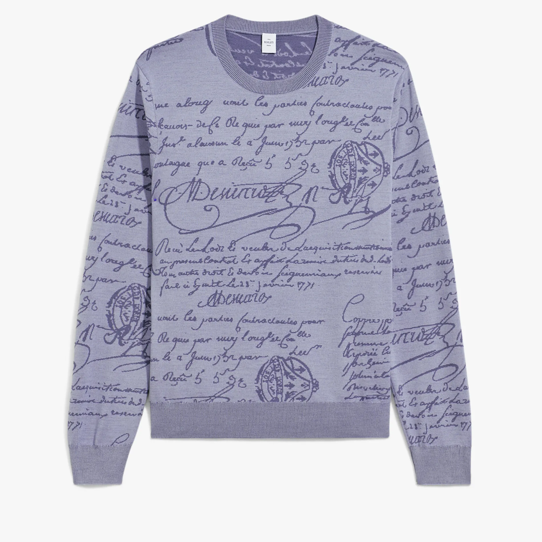 Berluti Pull En Laine Scritto | Maille & Sweatshirts