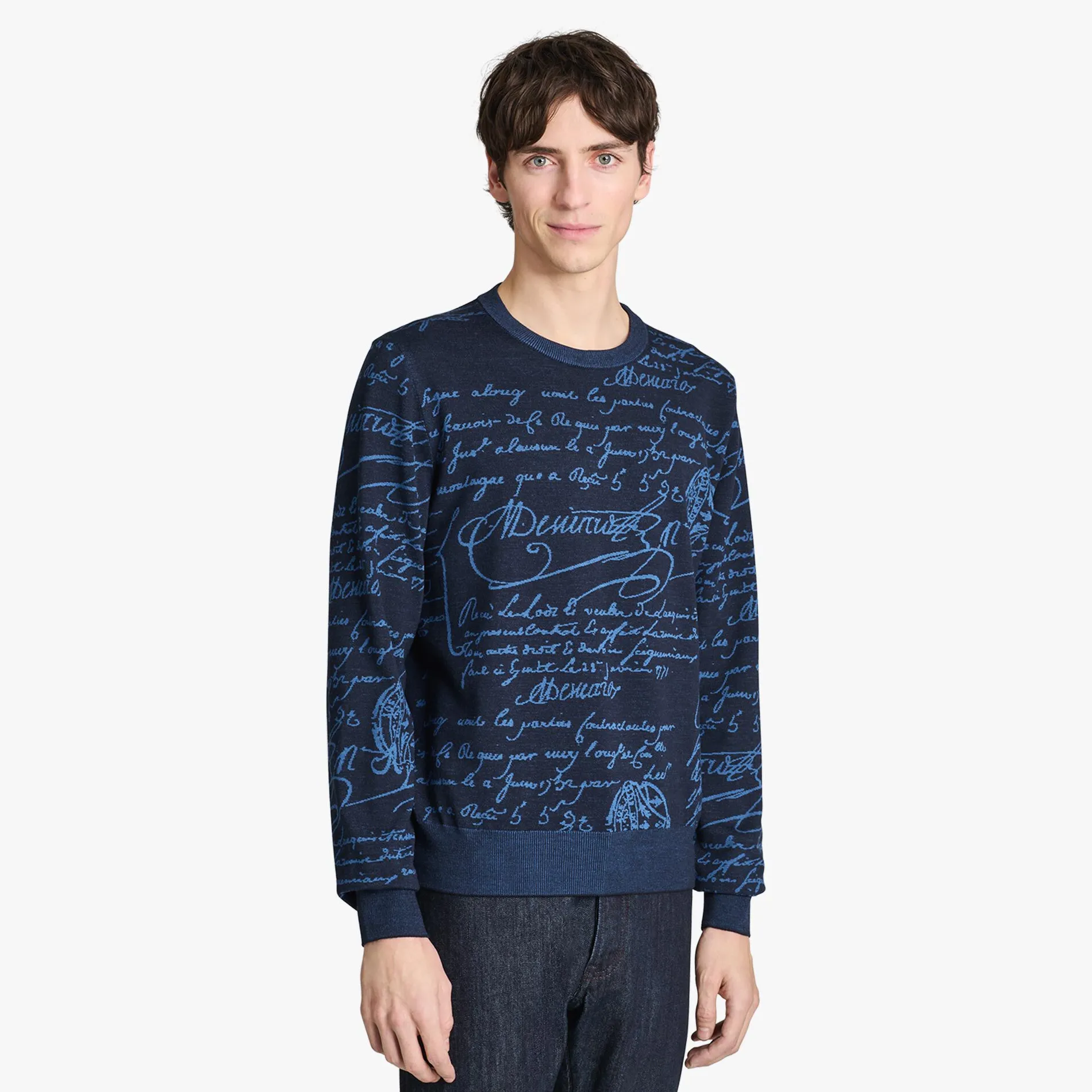 Berluti Pull En Laine Scritto | Maille & Sweatshirts