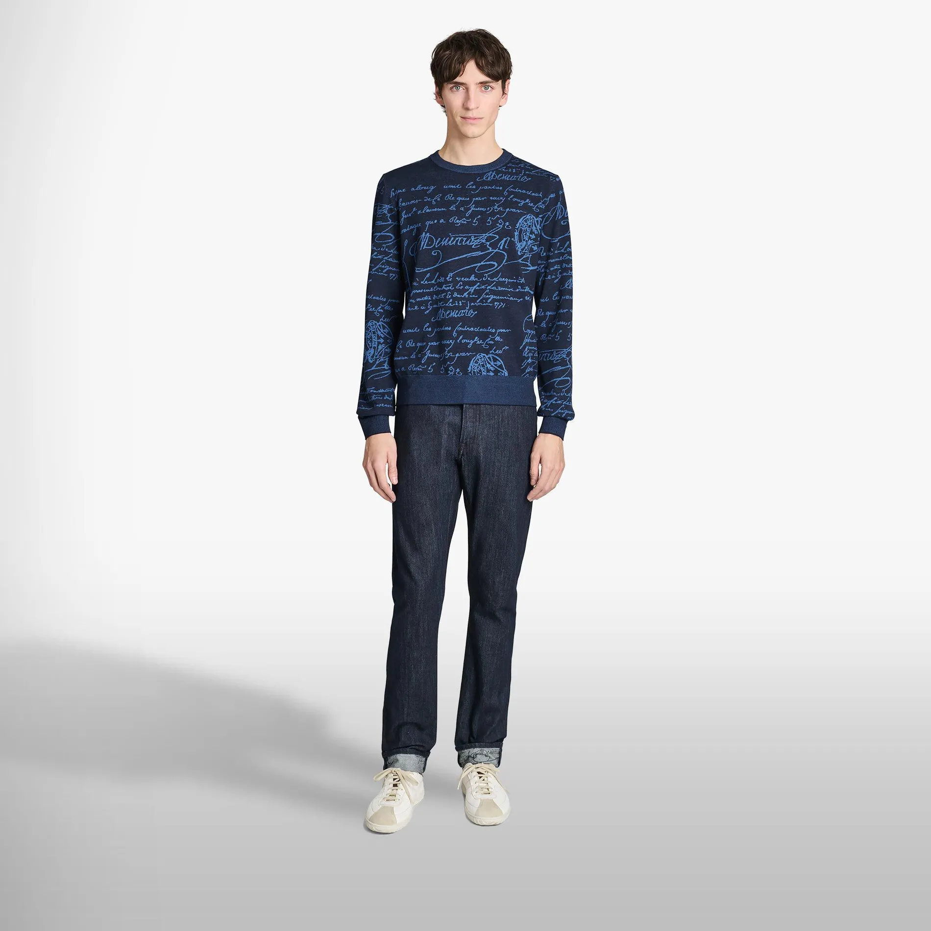 Berluti Pull En Laine Scritto | Maille & Sweatshirts