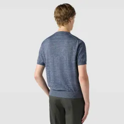 Berluti Pull Manches Courtes L&eacute;ger En Laine Avec Jacquard Scritto | Maille & Sweatshirts