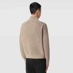 Berluti Pull Zipp&eacute; en Laine et Cachemire | Maille & Sweatshirts
