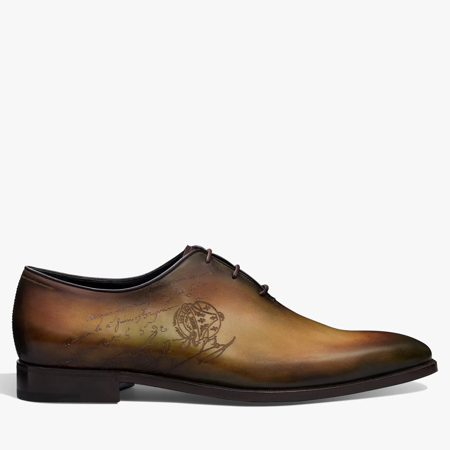Berluti Richelieu Alessandro D&eacute;mesure Neo En Cuir Scritto | Richelieus & Derbies