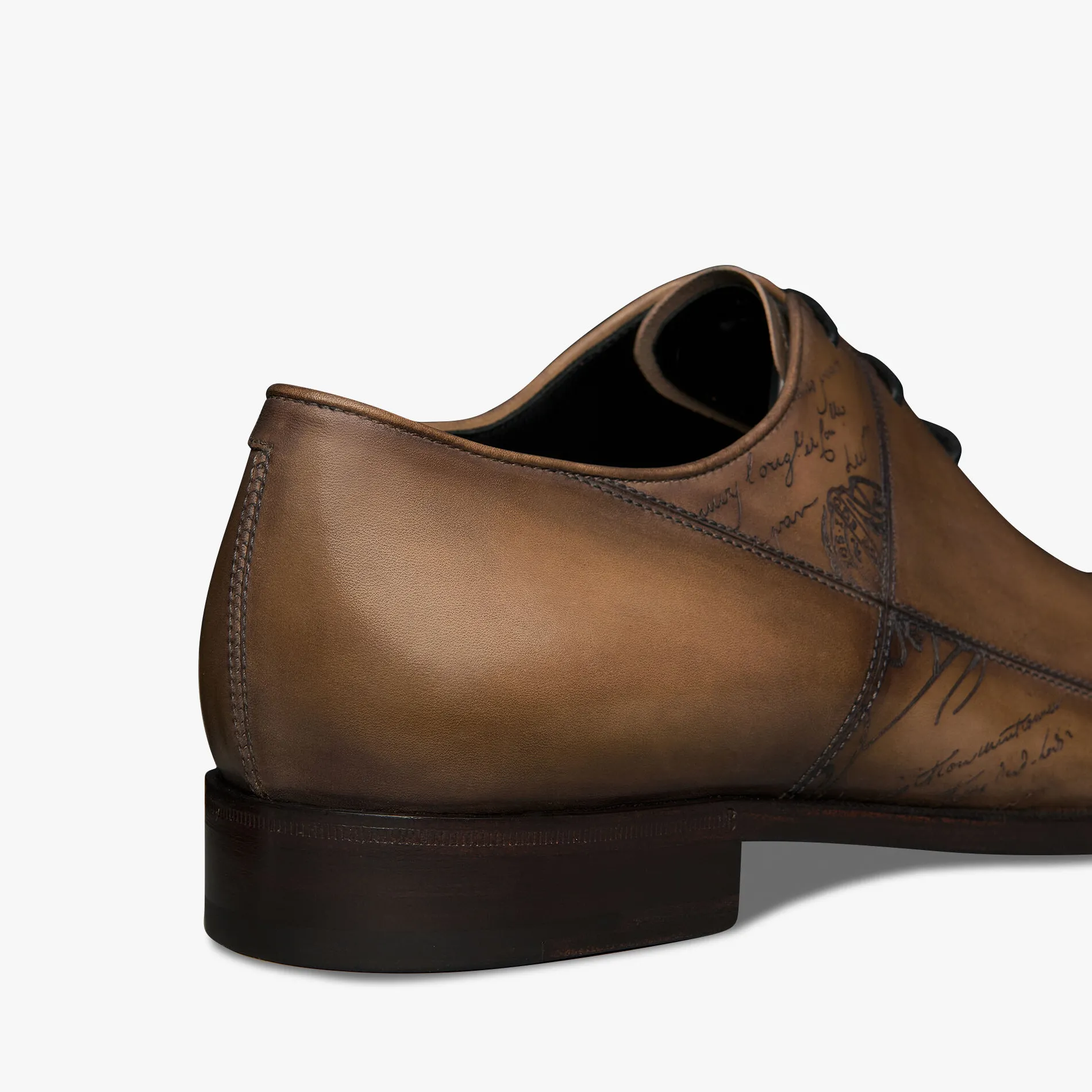 Berluti Richelieu Alessandro D&eacute;mesure Patchwork En Cuir Scritto | Richelieus & Derbies