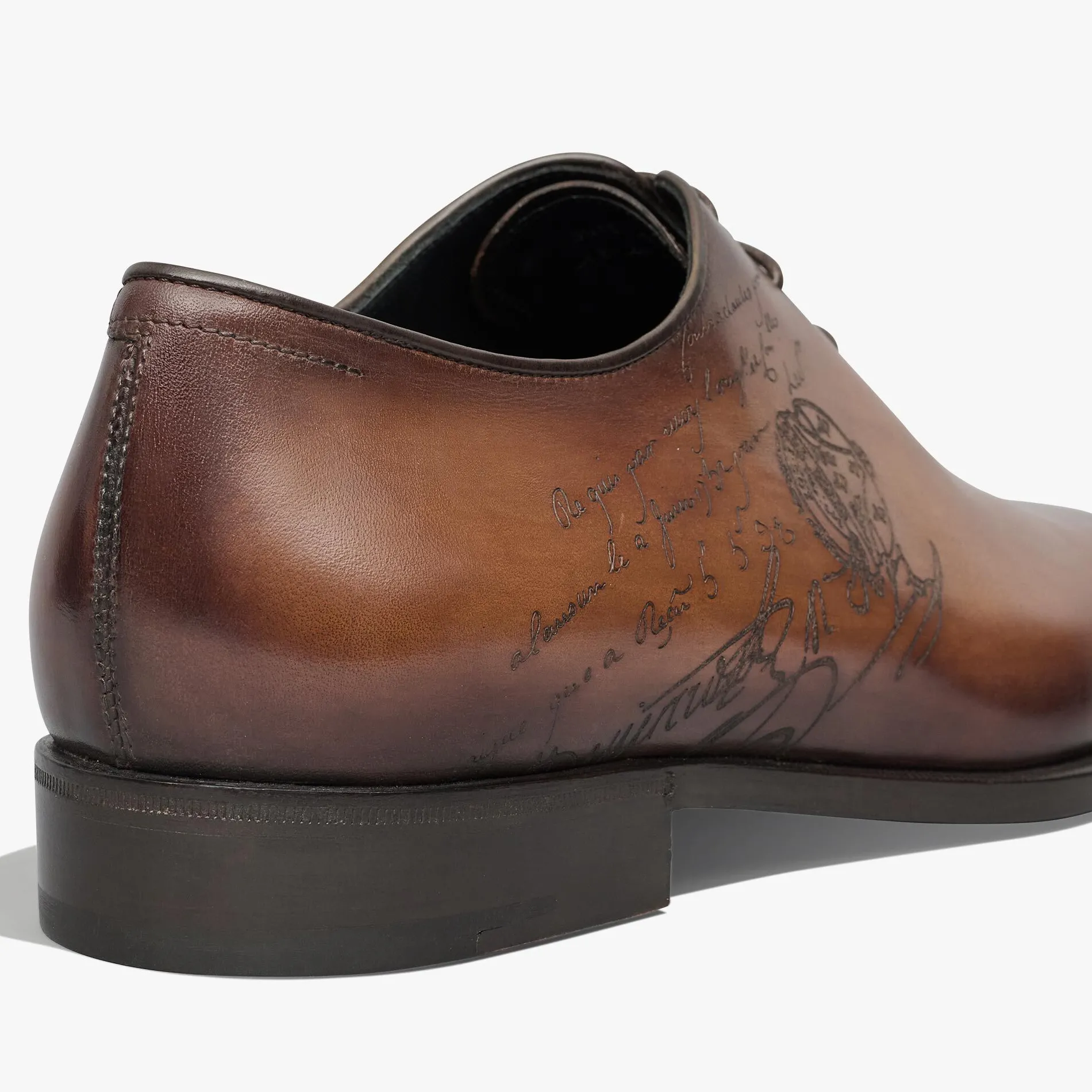 Berluti Richelieu Alessandro D&eacute;mesure Neo En Cuir Scritto | Richelieus & Derbies