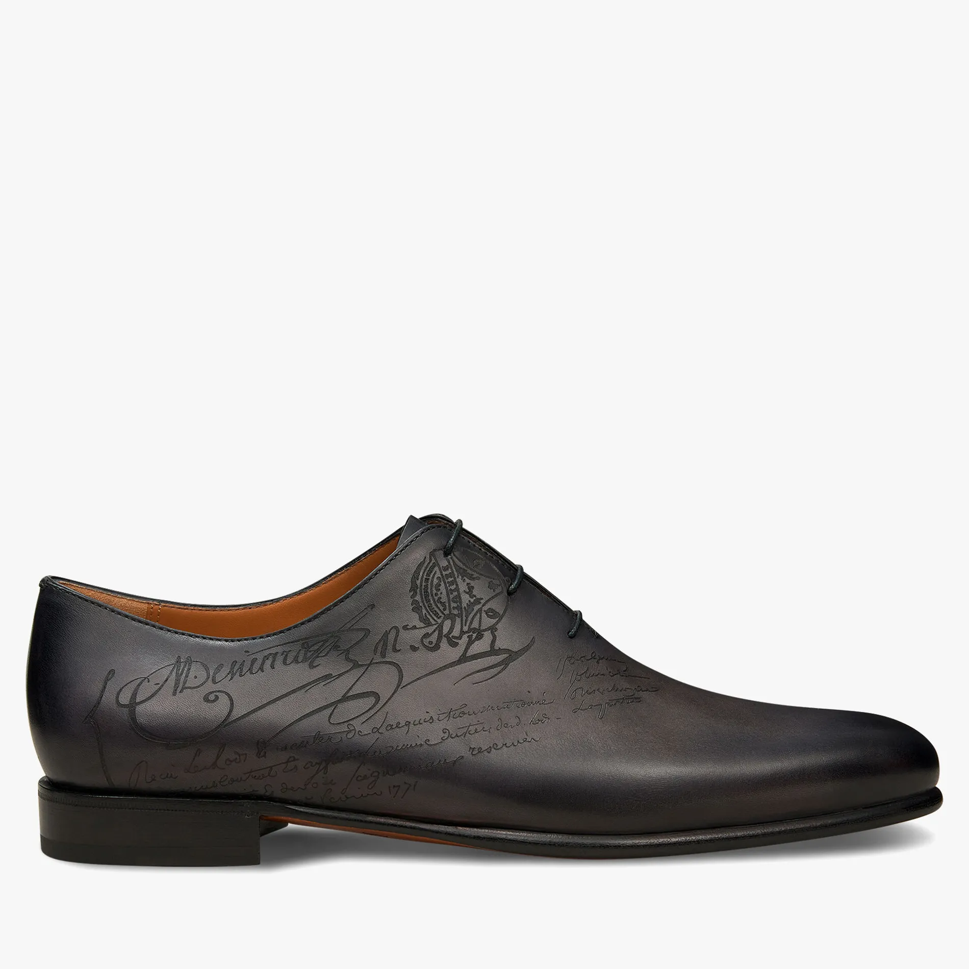 Berluti Richelieu Alessandro Galet En Cuir Scritto | Richelieus & Derbies