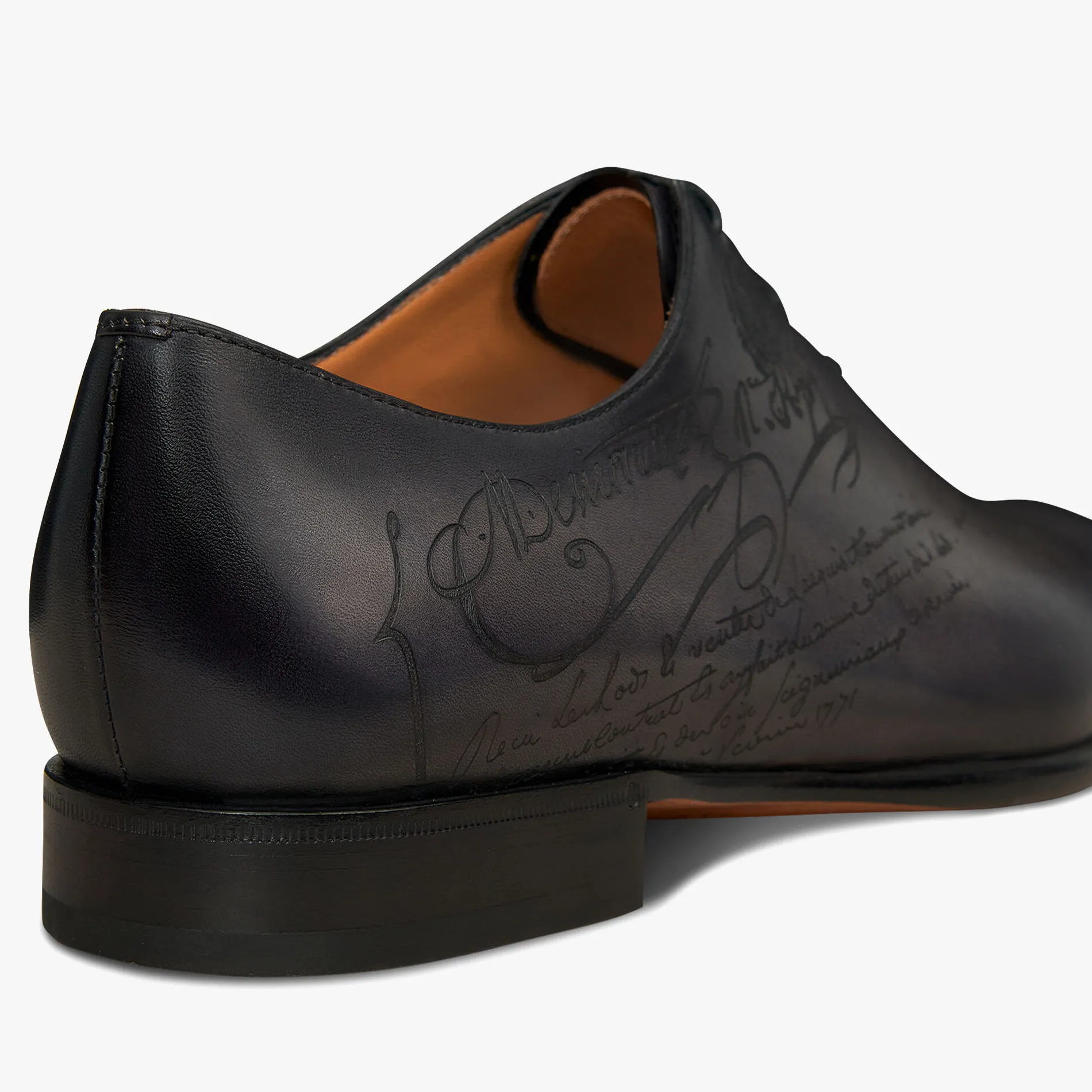 Berluti Richelieu Alessandro Galet En Cuir Scritto | Richelieus & Derbies