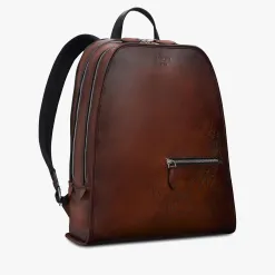 Berluti Sac A Dos Working Day En Cuir Scritto | Sacs À Dos