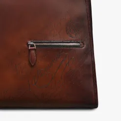Berluti Sac A Dos Working Day En Cuir Scritto | Sacs À Dos