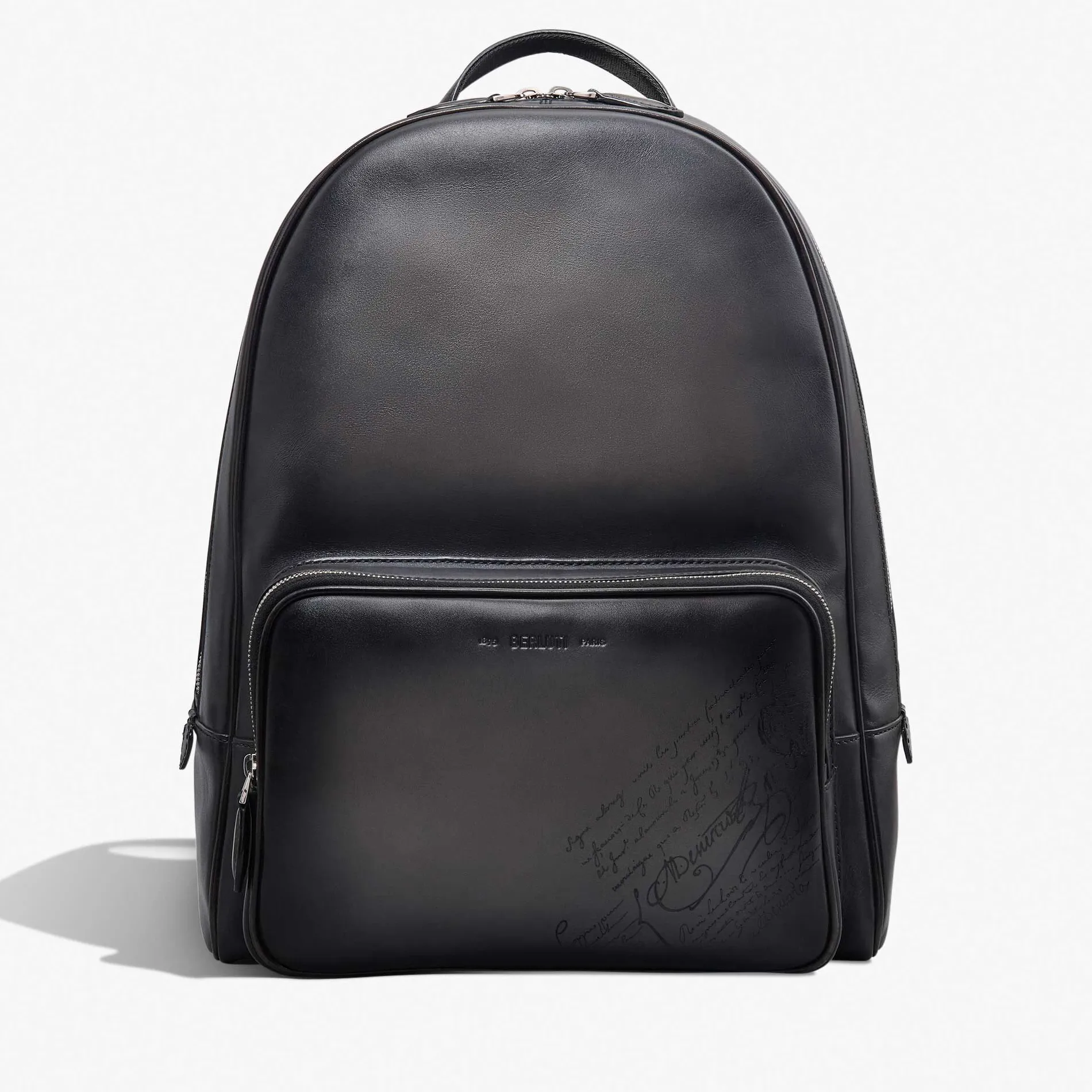 Berluti Sac &Agrave; Dos Time Off En Cuir Scritto Swipe | Sacs À Dos