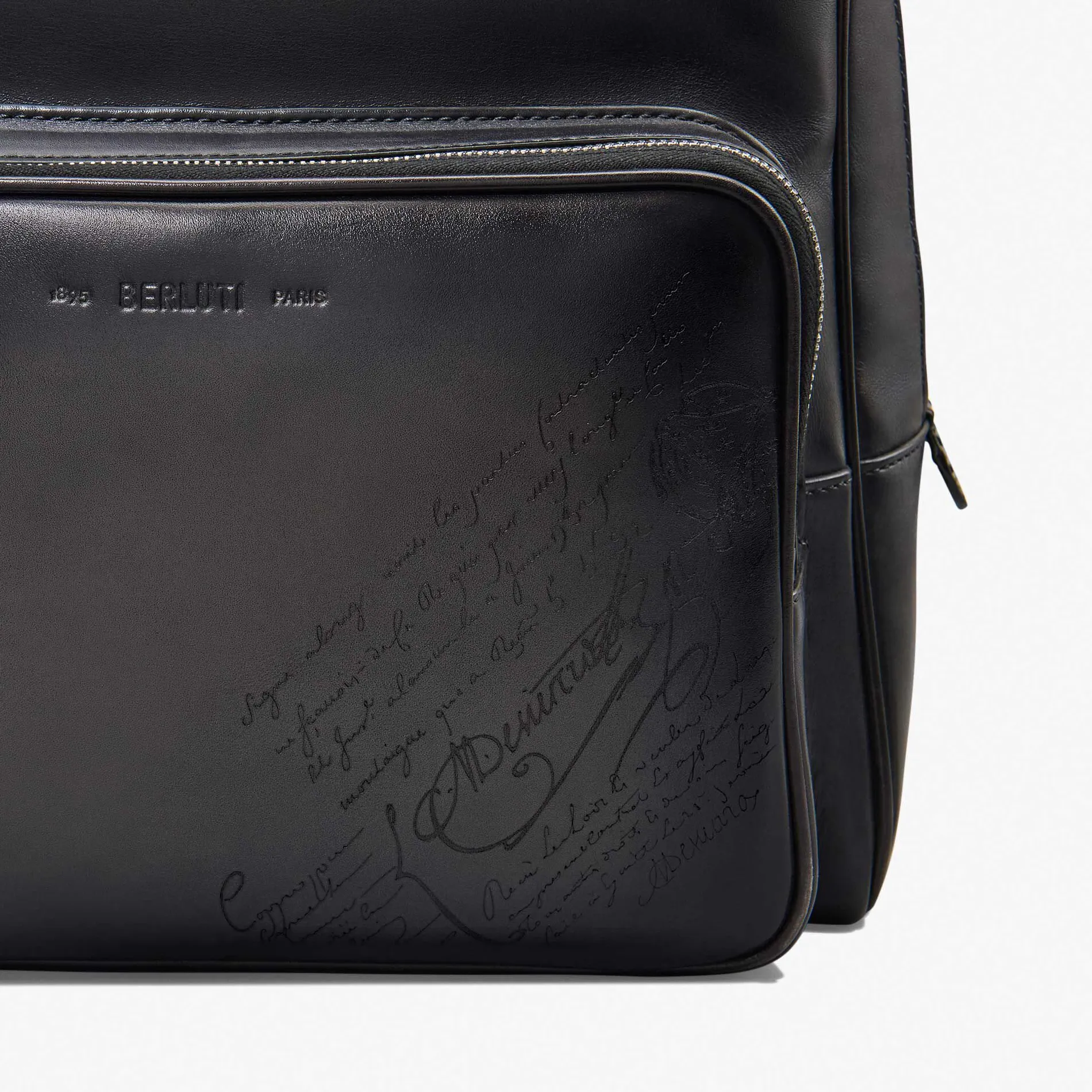 Berluti Sac &Agrave; Dos Time Off En Cuir Scritto Swipe | Sacs À Dos