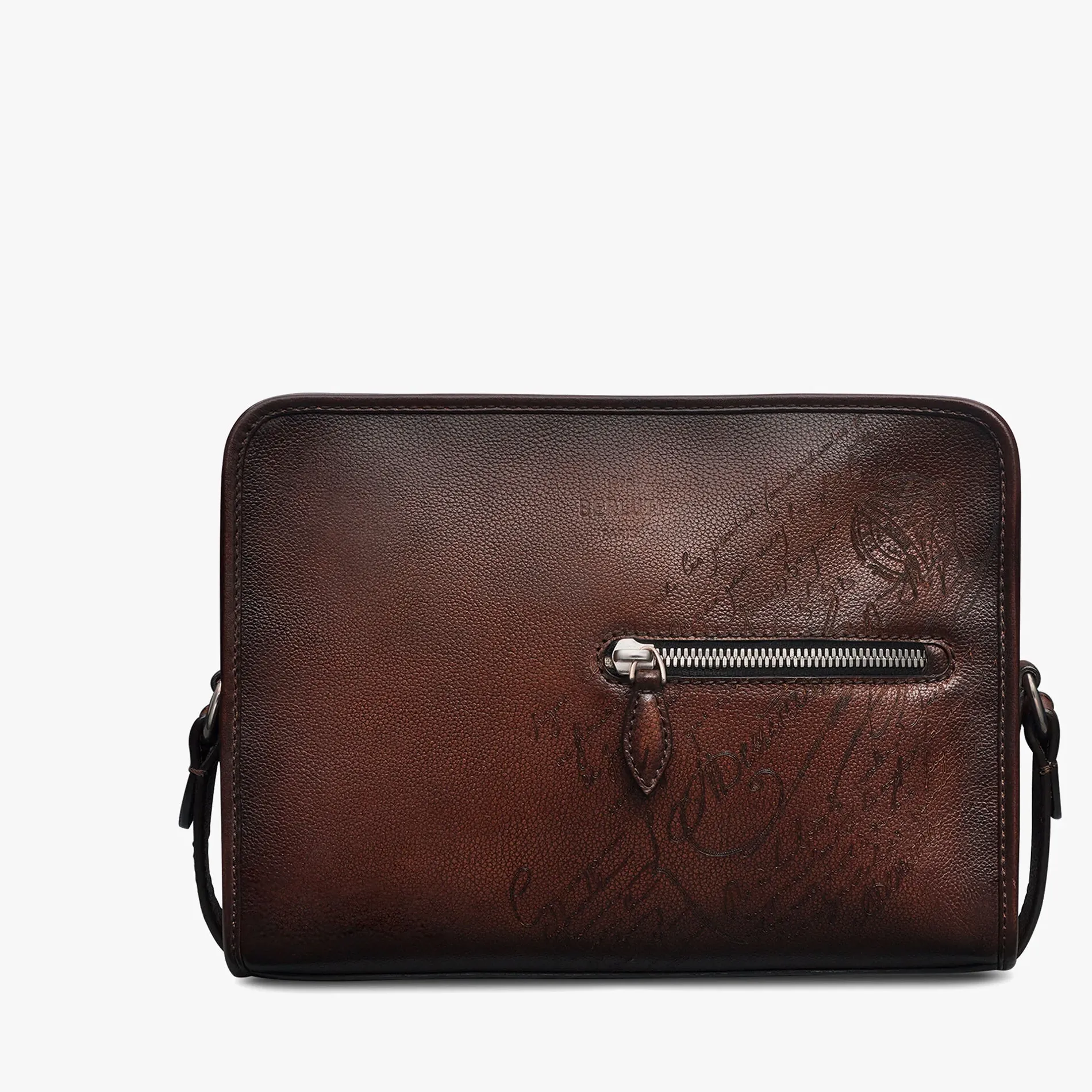 Berluti Sac Bandouli&egrave;re Journalier En Cuir Scritto | Sacs Bandoulière