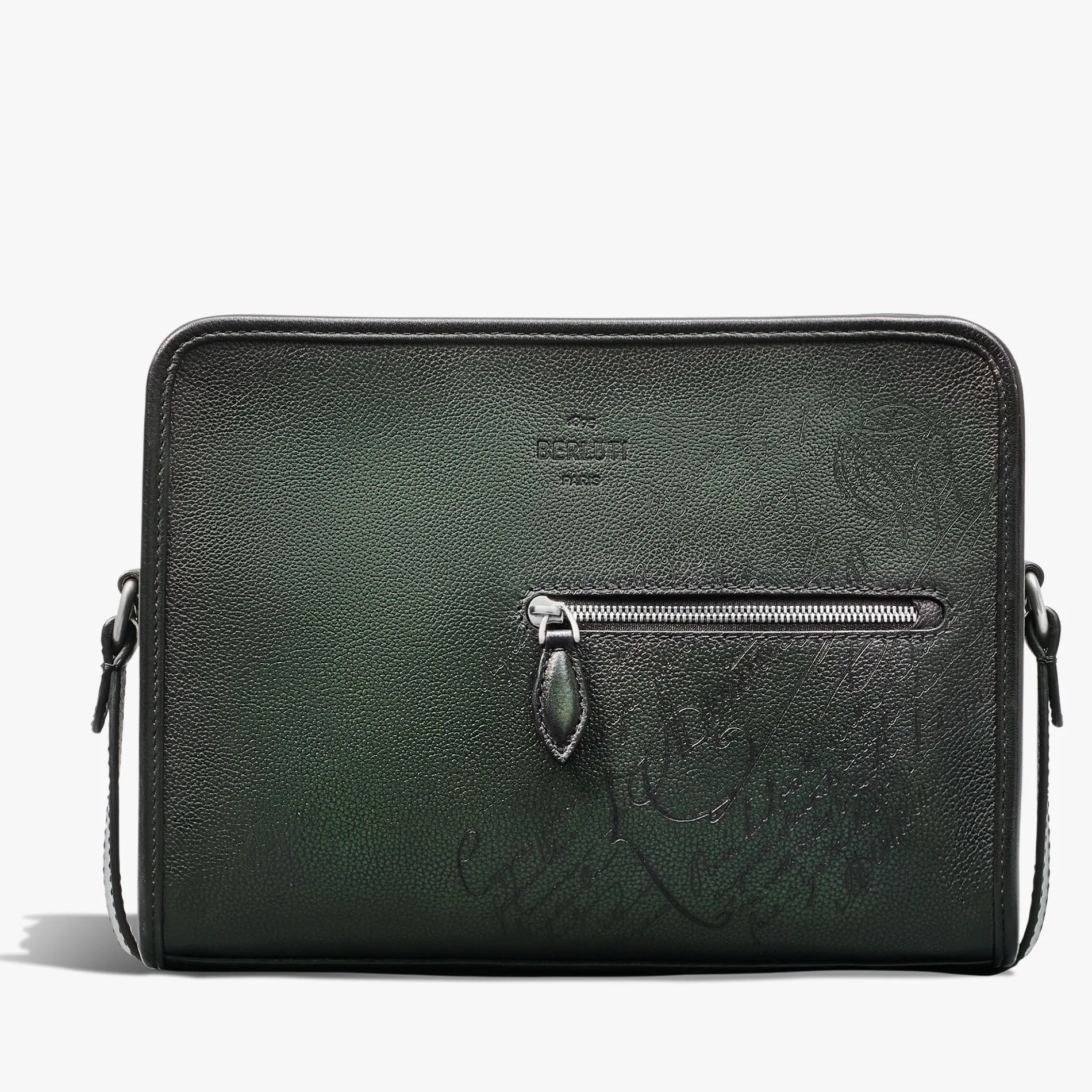 Berluti Sac Bandouli&egrave;re Journalier En Cuir Scritto | Sacs Bandoulière