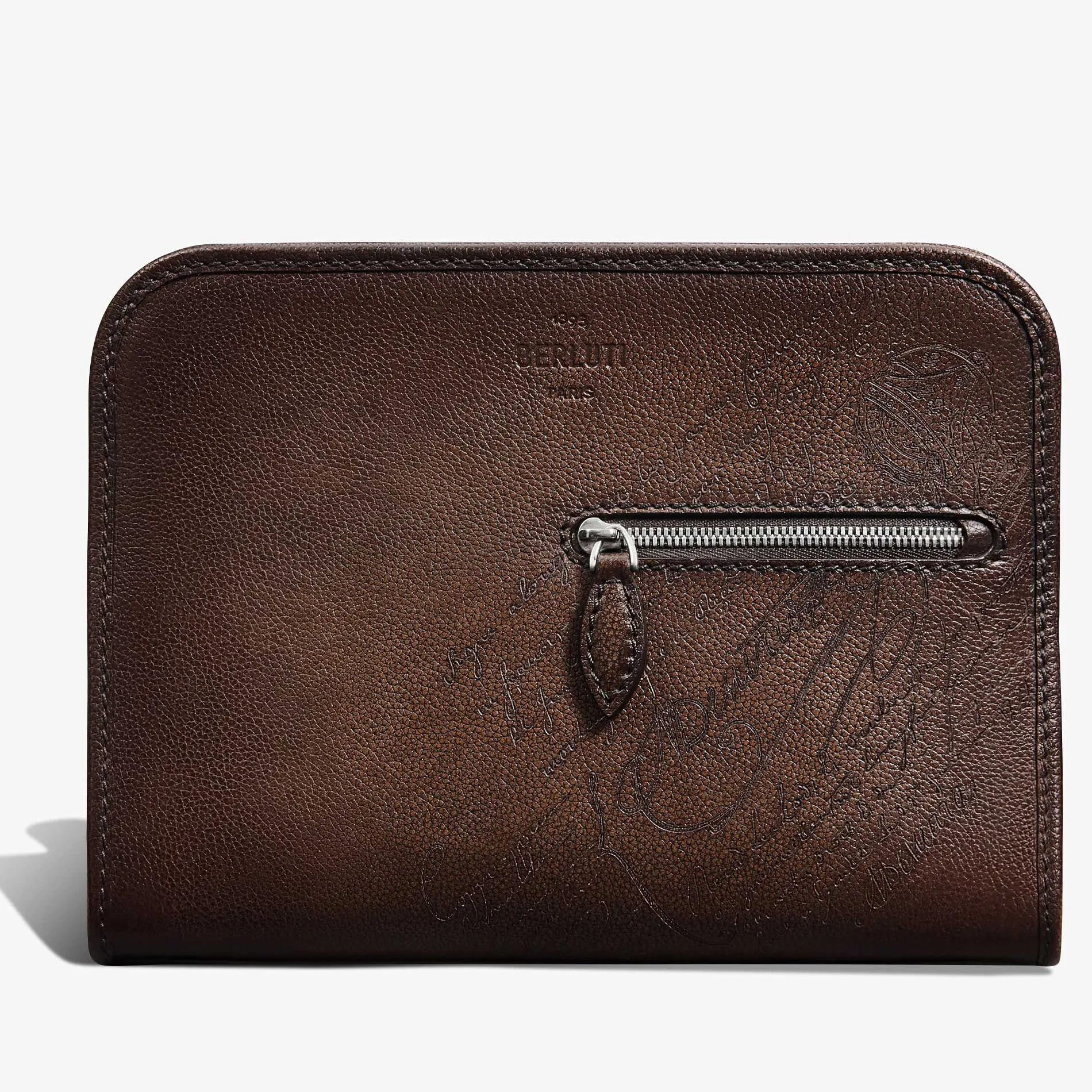 Berluti Sac Bandouli&egrave;re Journalier Trio En Cuir Scritto | Sacs Bandoulière