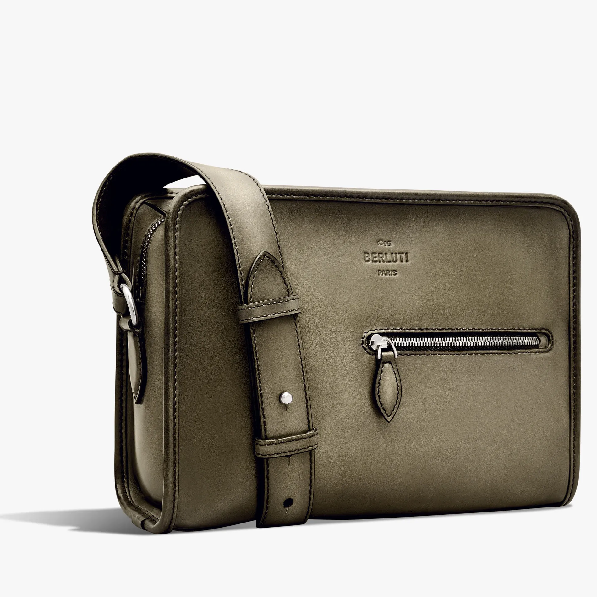 Berluti Sac Bandouli&egrave;re Journalier En Cuir | Sacs Bandoulière