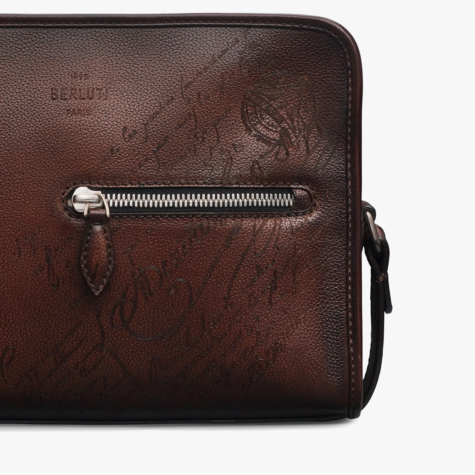 Berluti Sac Bandouli&egrave;re Journalier En Cuir Scritto | Sacs Bandoulière